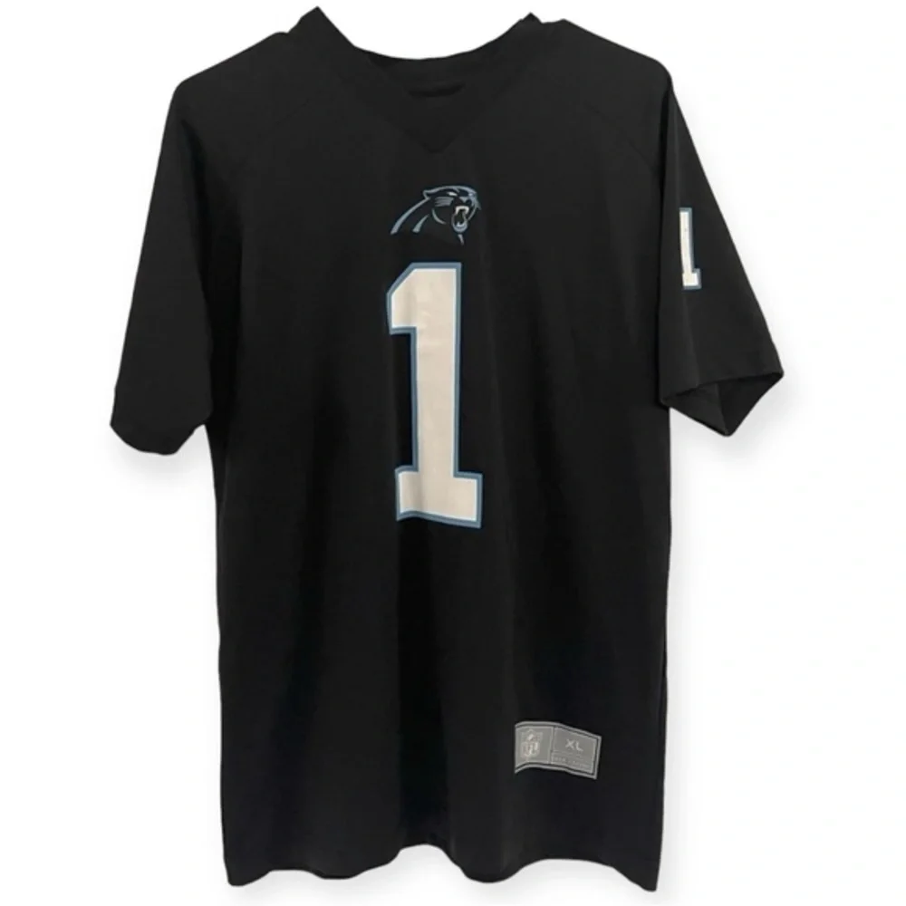 NFL Apparel Cam Newton Carolina Panthers‎ 1 Jersey Boy's Size XL 18/20